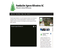 Tablet Screenshot of agavessilvestres.org